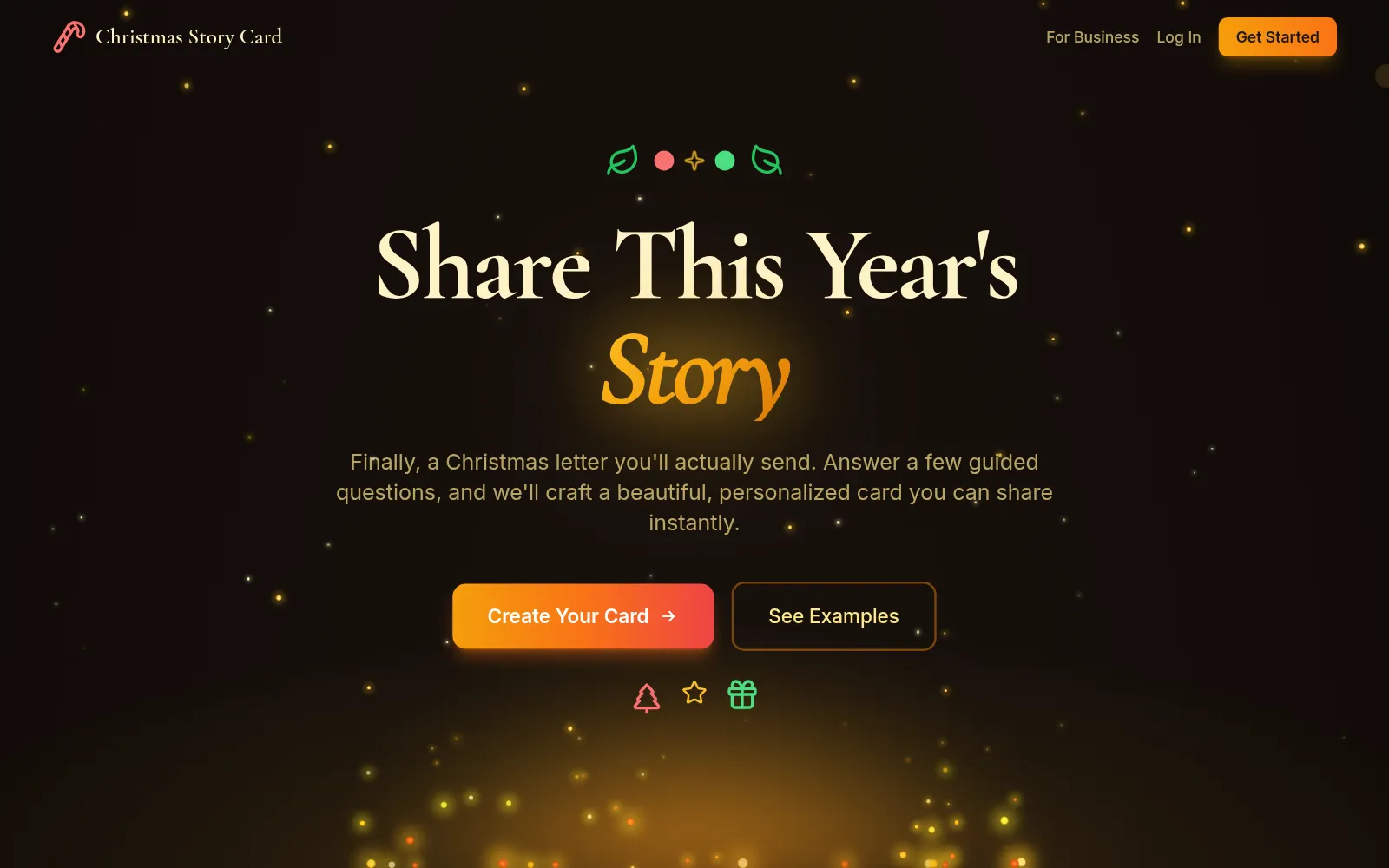 Christmas Story Card screenshot